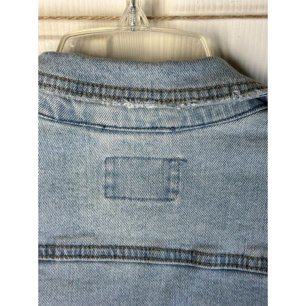 Universal Thread Jean Jacket Wm's Size M Light Wa… - image 7